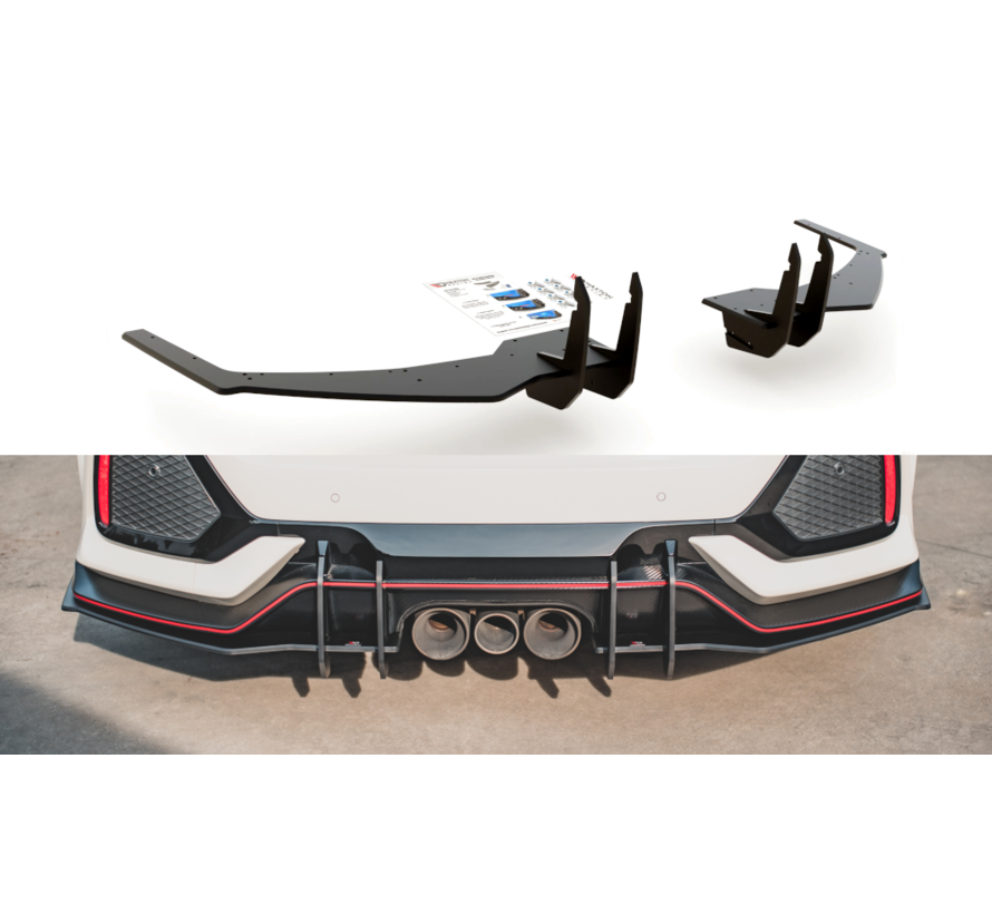 Maxton Design Racing Durability Rear Valance V.2 Honda Civic X Type R
