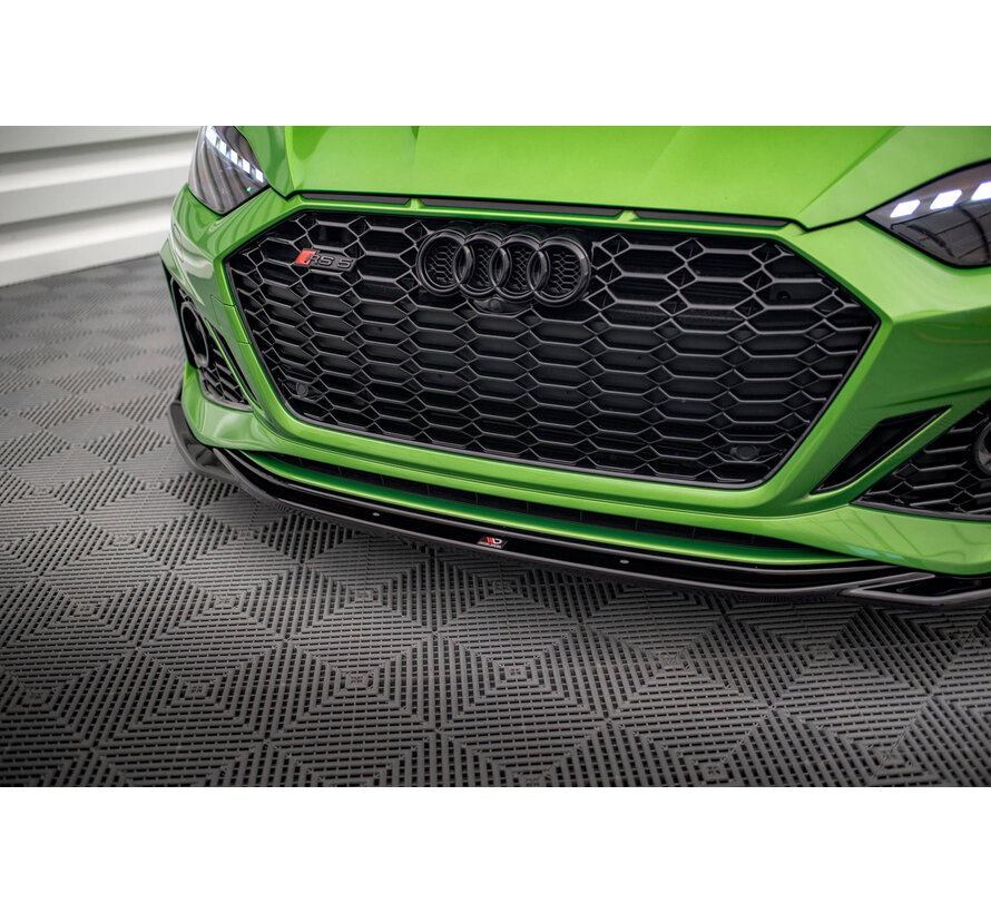 Maxton Design Front Splitter V.1 + Flaps Audi RS5 F5 Facelift