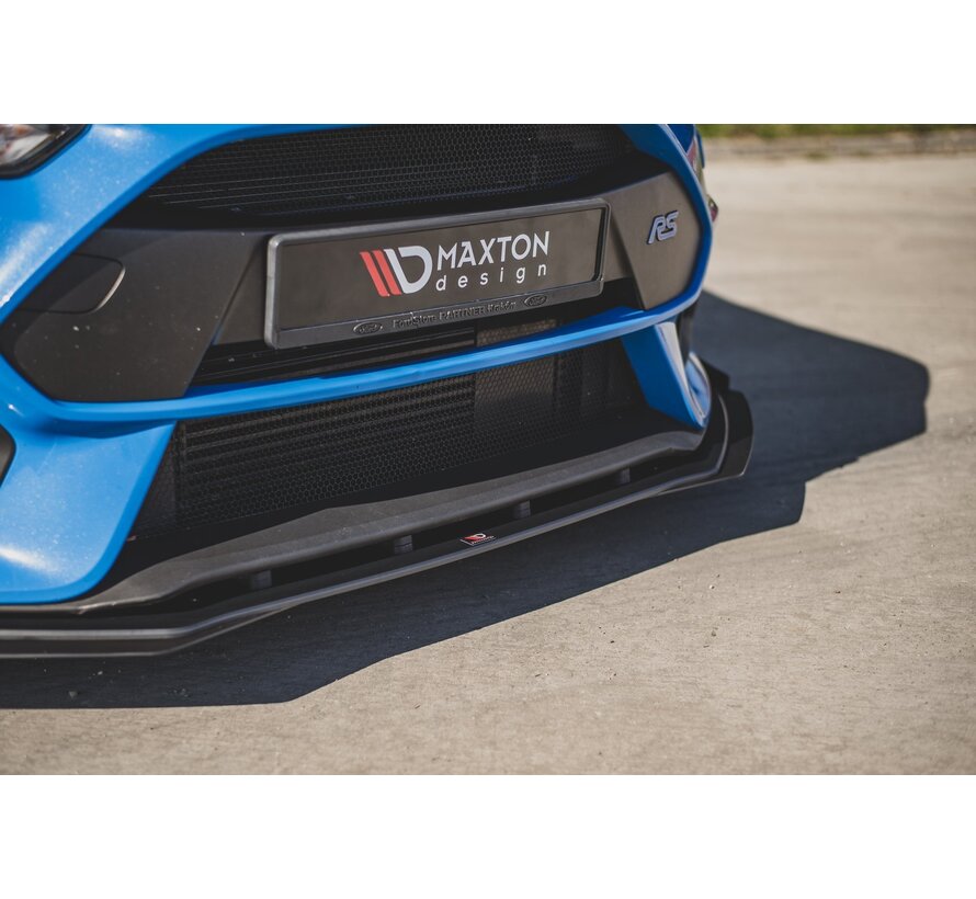 Maxton Design Racing Durability Front Splitter + Flaps Ford Focus RS Mk3