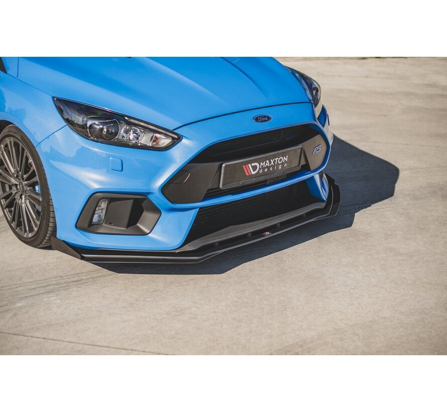 Maxton Design Racing Durability Front Splitter + Flaps Ford Focus RS Mk3