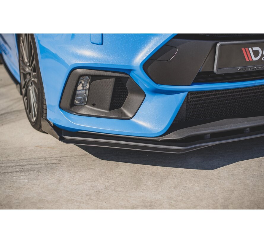 Maxton Design Racing Durability Front Splitter + Flaps Ford Focus RS Mk3