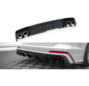 Maxton Design Maxton Design Rear Valance + Exhaust Ends Imitation Audi S6 / A6 S-Line C8