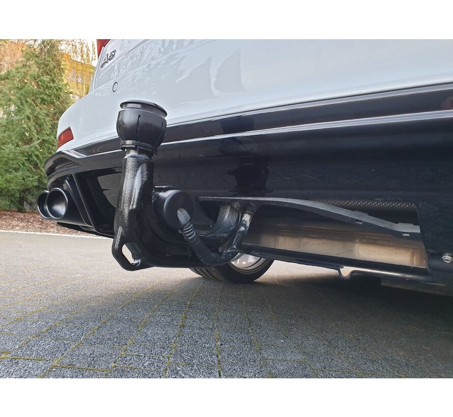 Maxton Design Rear Valance + Exhaust Ends Imitation Audi S6 / A6 S-Line C8