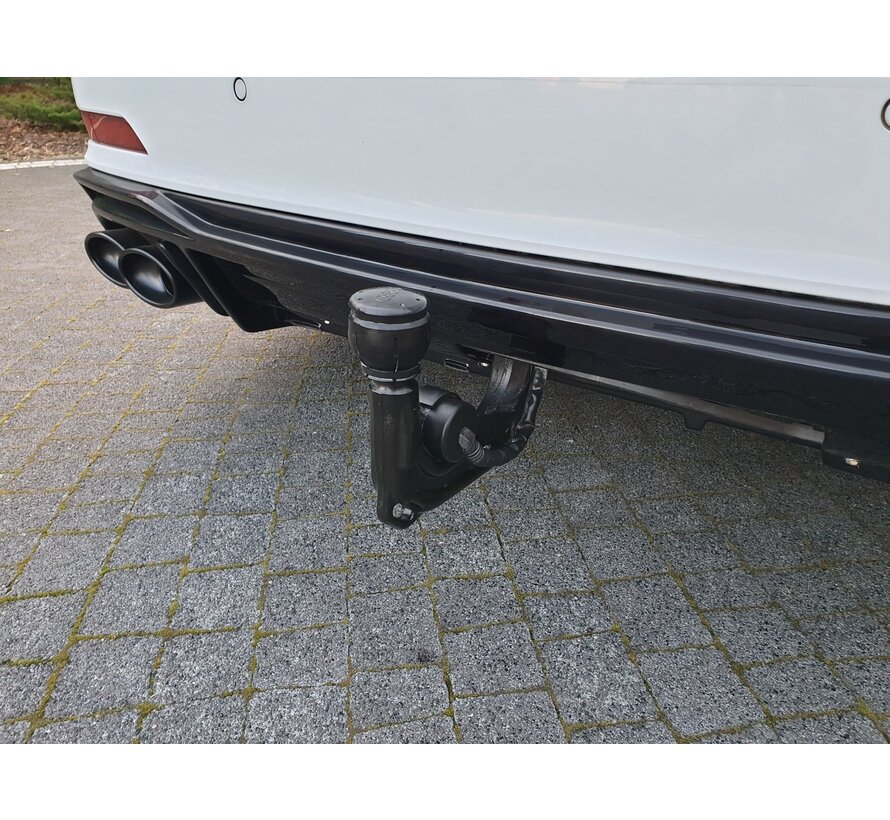 Maxton Design Rear Valance + Exhaust Ends Imitation Audi S6 / A6 S-Line C8