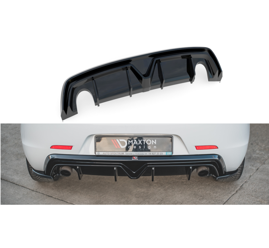 Maxton Design Rear Valance Alfa Romeo Giulietta Facelift (Exhaust On Both Sides Version)