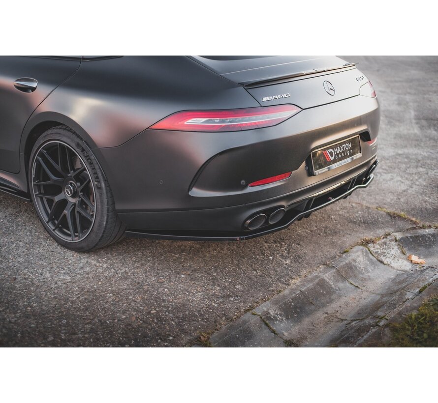 Maxton Design Central Rear Splitter (with vertical bars) Mercedes-AMG 53 4 Door Coupe