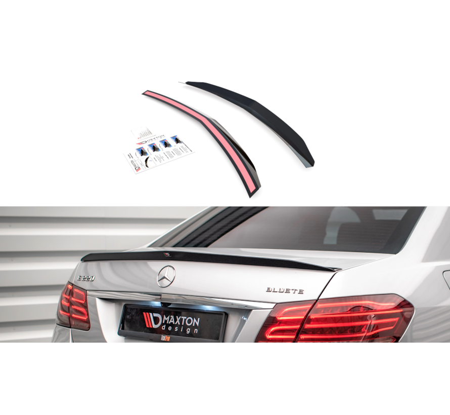 Maxton Design Spoiler Cap Mercedes-Benz E63 AMG / AMG-Line Sedan W212 Facelift