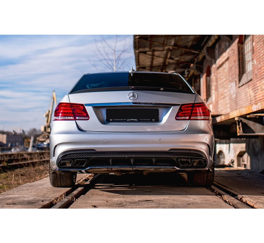 Maxton Design Spoiler Cap Mercedes-Benz E63 AMG / AMG-Line Sedan W212 Facelift