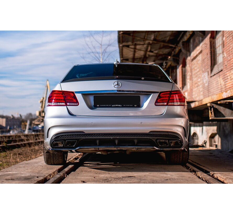 Maxton Design Spoiler Cap Mercedes-Benz E63 AMG / AMG-Line Sedan W212 Facelift