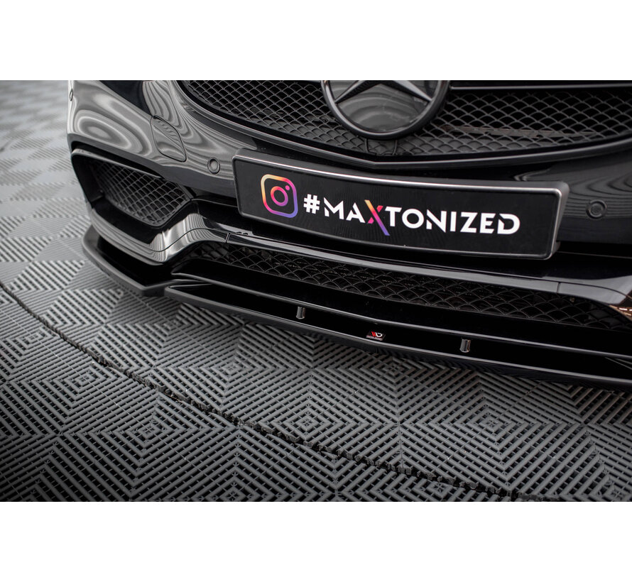 Maxton Design Front Splitter Mercedes-Benz E63 AMG Sedan W212 Facelift
