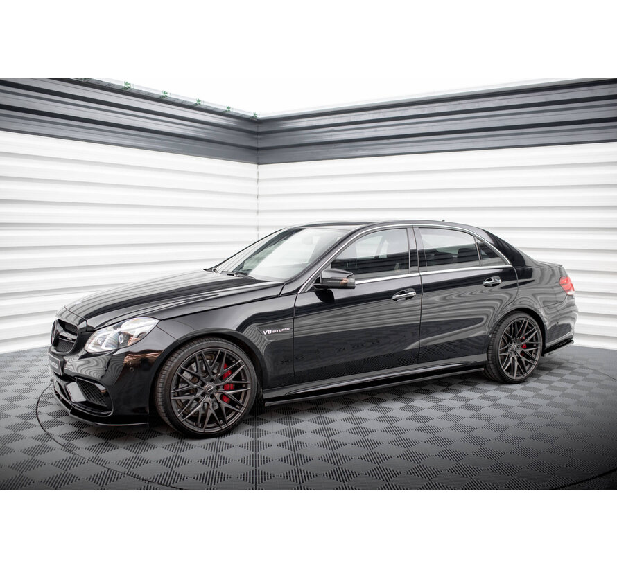 Maxton Design Side Skirts Diffusers Mercedes-Benz E63 AMG / AMG-Line Sedan W212 Facelift
