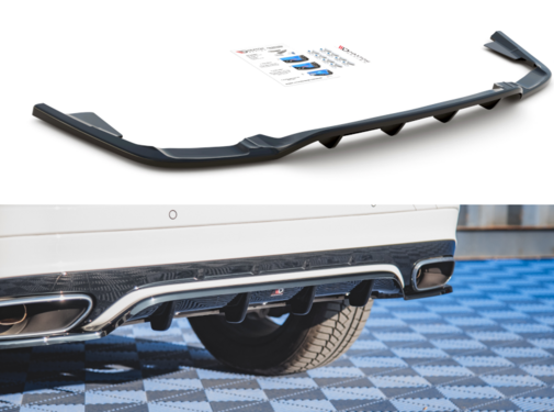 Maxton Design Maxton Design Central Rear Splitter (with vertical bars) Volvo XC60 Mk2 R-Design