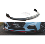 Maxton Design Maxton Design Front Splitter V.6 + Flaps Hyundai I30 N Mk3 Hatchback/Fastback