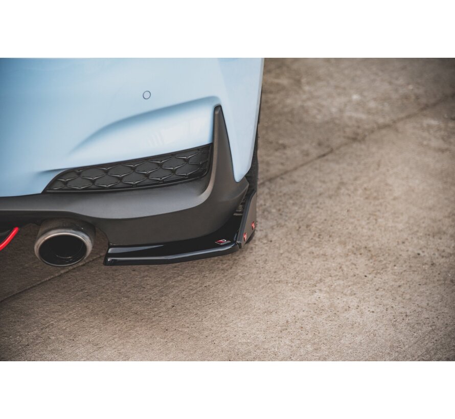 Maxton Design Rear Side Splitters V.6 + Flaps Hyundai I30 N Mk3 Hatchback