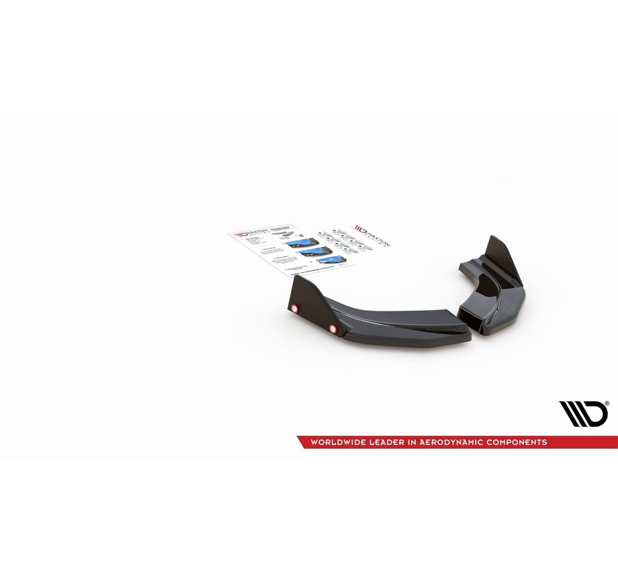 Maxton Design Rear Side Splitters V.6 + Flaps Hyundai I30 N Mk3 Hatchback