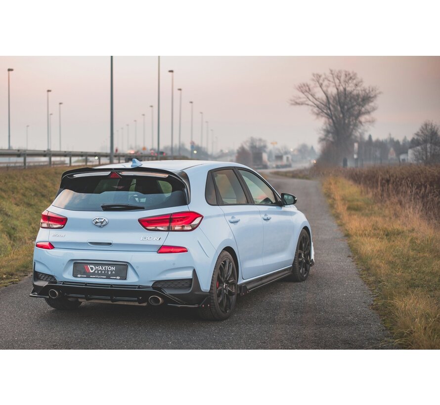 Maxton Design Side Skirts Diffusers V.5 + Flaps Hyundai I30 N Mk3 / Mk3 FL Hatchback/Fastback