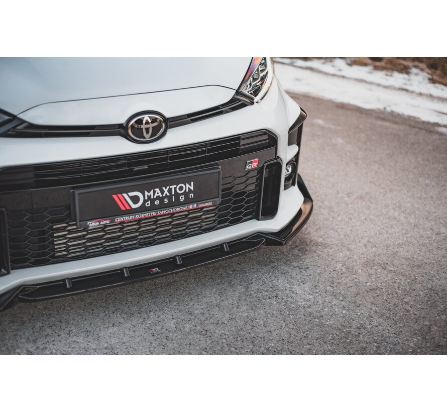 Maxton Design Front Splitter V.2 + Flaps Toyota GR Yaris Mk4