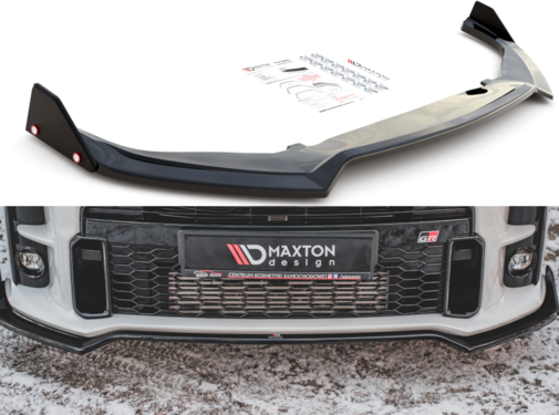Maxton Design Maxton Design Front Splitter V.3 + Flaps Toyota GR Yaris Mk4