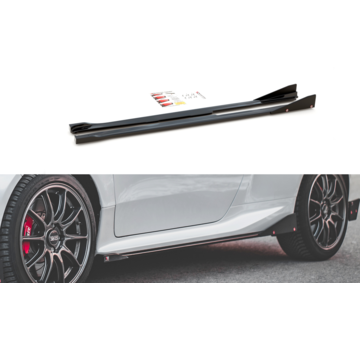 Maxton Design Maxton Design Side Skirts Diffusers V.2 + Flaps Toyota GR Yaris Mk4