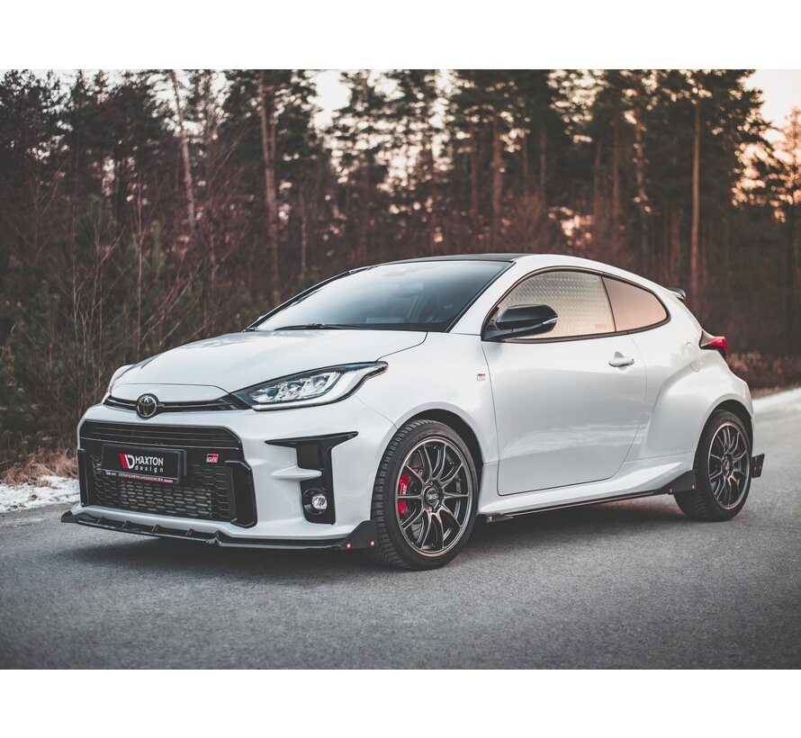 Maxton Design Side Skirts Diffusers V.2 + Flaps Toyota GR Yaris Mk4