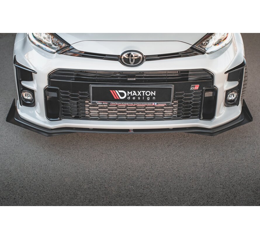 Maxton Design Racing Durability Front Splitter + Flaps Toyota GR Yaris Mk4