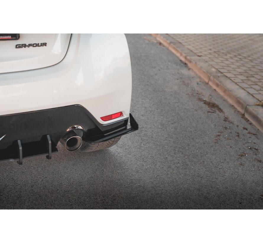 Maxton Design Racing Durability Rear Side Splitters + Flaps Toyota GR Yaris Mk4