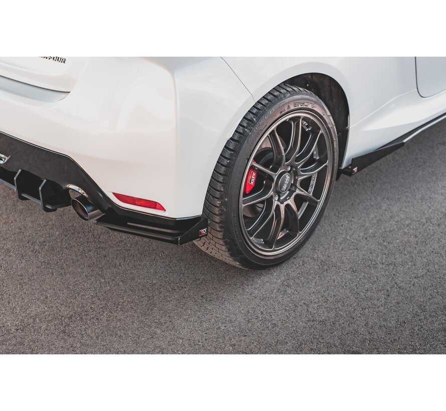 Maxton Design Racing Durability Rear Side Splitters + Flaps Toyota GR Yaris Mk4