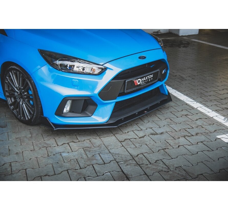 Maxton Design Racing Durability Front Splitter V.2 Ford Focus RS Mk3