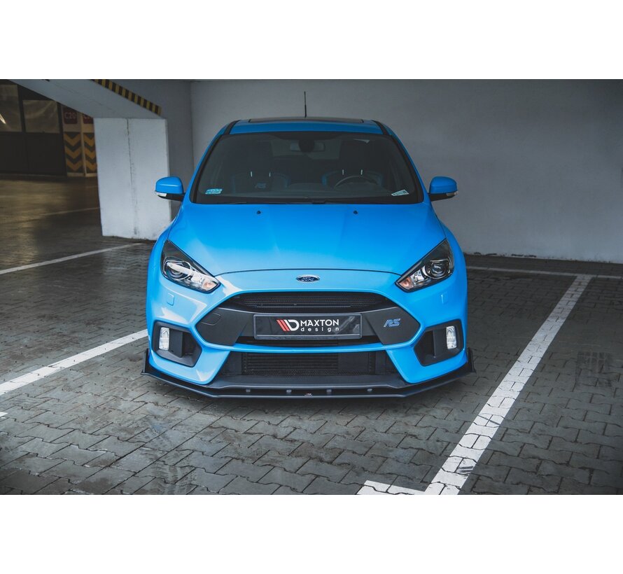 Maxton Design Racing Durability Front Splitter V.2 Ford Focus RS Mk3