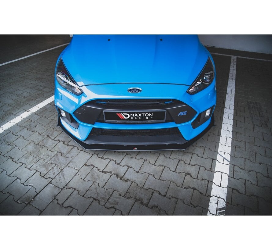 Maxton Design Racing Durability Front Splitter V.2 Ford Focus RS Mk3