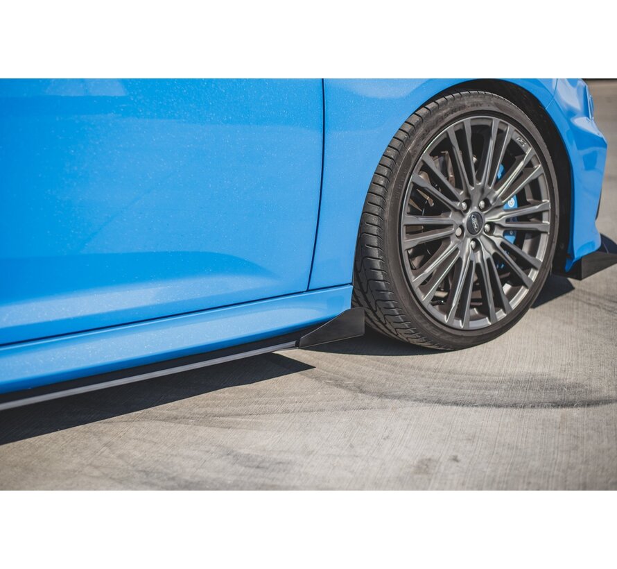Maxton Design Racing Durability Side Skirts Diffusers + Flaps Ford Focus RS Mk3