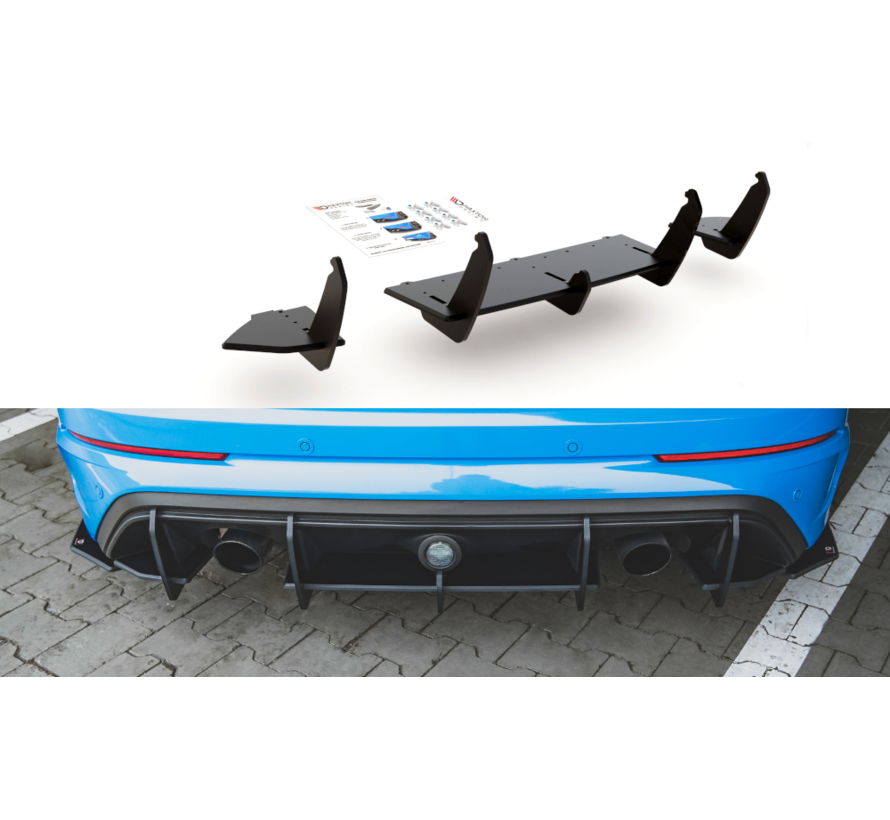 Maxton Design Racing Durability Rear Diffuser Ford Focus RS Mk3