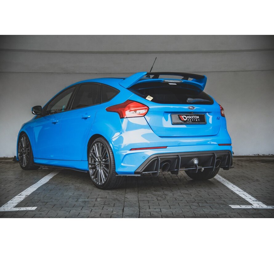 Maxton Design Racing Durability Rear Side Splitters Ford Focus RS Mk3