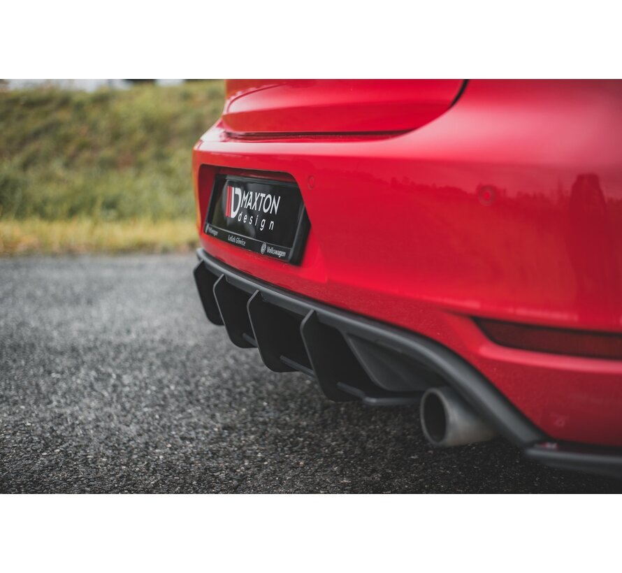 Maxton Design Racing Durability Rear Diffuser V.2 Volkswagen Golf GTI Mk6