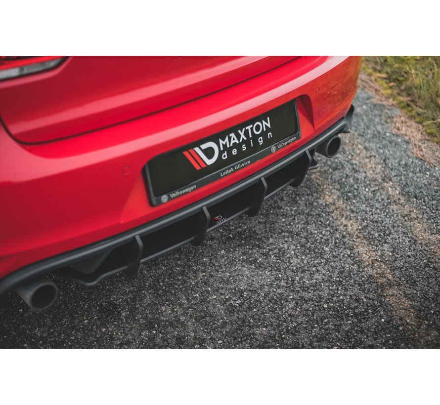 Maxton Design Racing Durability Rear Diffuser V.2 Volkswagen Golf GTI Mk6