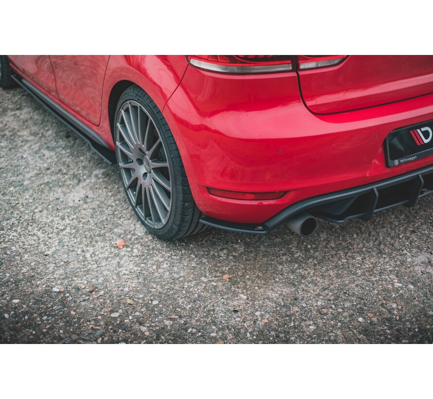 Maxton Design Racing Durability Rear Side Splitters Volkswagen Golf GTI Mk6