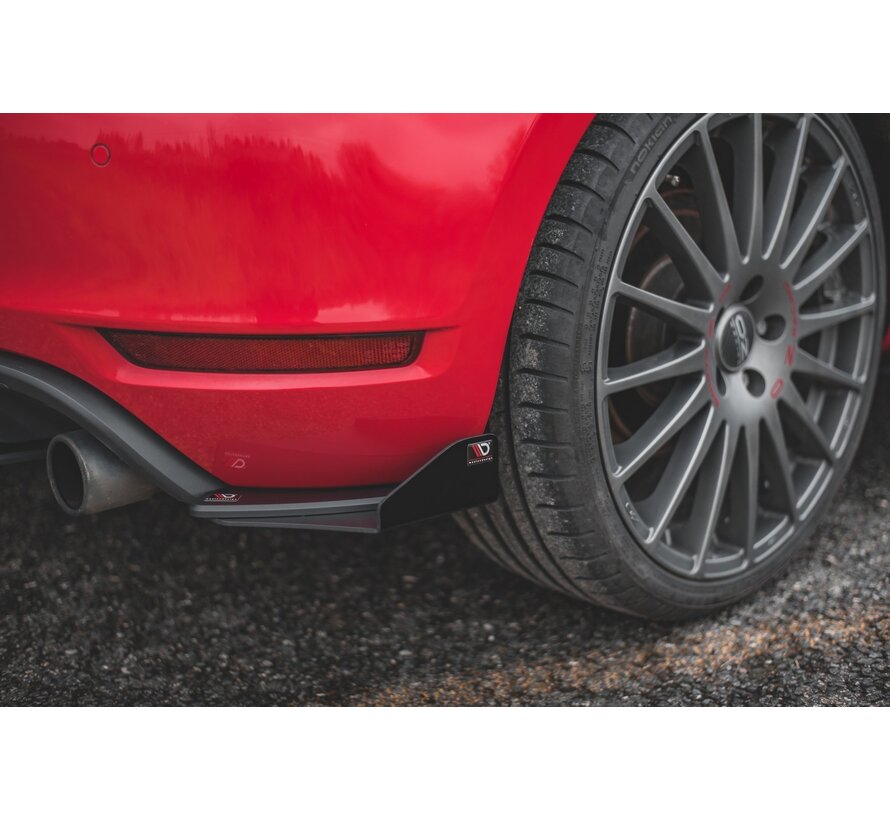 Maxton Design Racing Durability Rear Side Splitters + Flaps Volkswagen Golf GTI Mk6