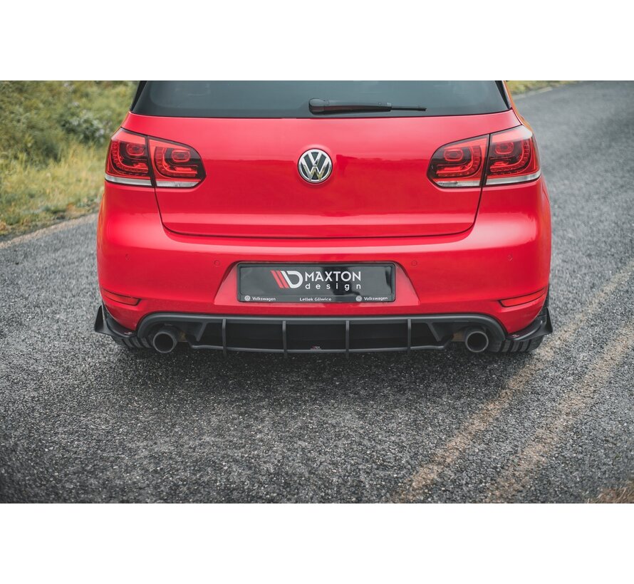 Maxton Design Racing Durability Rear Side Splitters + Flaps Volkswagen Golf GTI Mk6