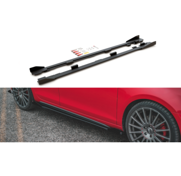 Maxton Design Maxton Design Racing Durability Side Skirts Diffusers + Flaps Volkswagen Golf GTI Mk6