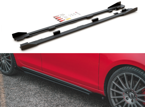 Maxton Design Maxton Design Racing Durability Side Skirts Diffusers + Flaps Volkswagen Golf GTI Mk6