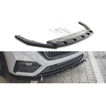 Maxton Design Maxton Design Front Splitter V.1 Skoda Octavia RS Mk4