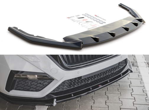 Maxton Design Maxton Design Front Splitter V.1 Skoda Octavia RS Mk4