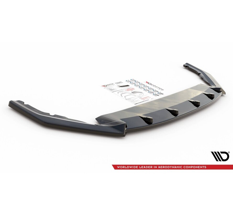 Maxton Design Front Splitter V.1 Skoda Octavia RS Mk4