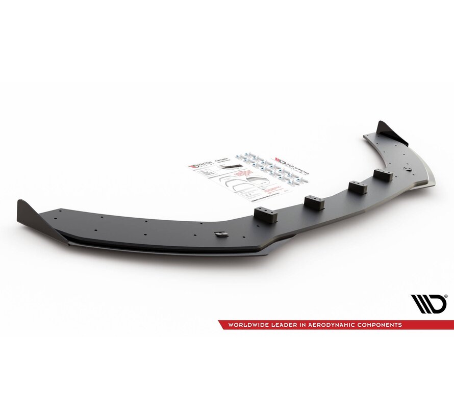 Maxton Design Racing Durability Front Splitter + Flaps Mercedes - AMG C43 Coupe C205
