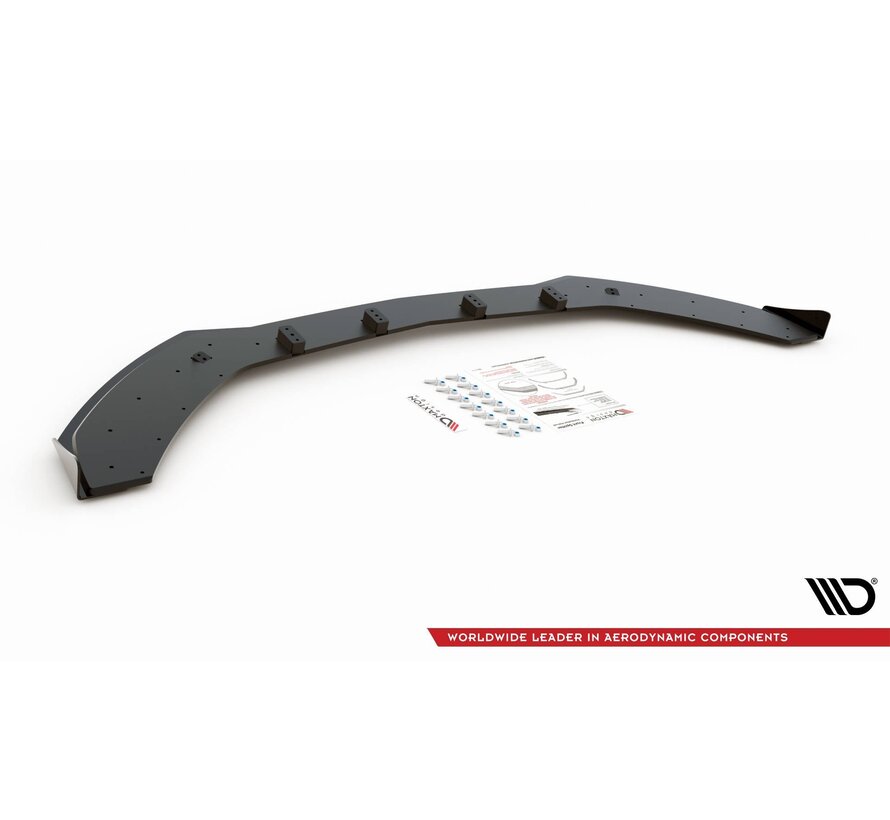 Maxton Design Racing Durability Front Splitter + Flaps Mercedes - AMG C43 Coupe C205