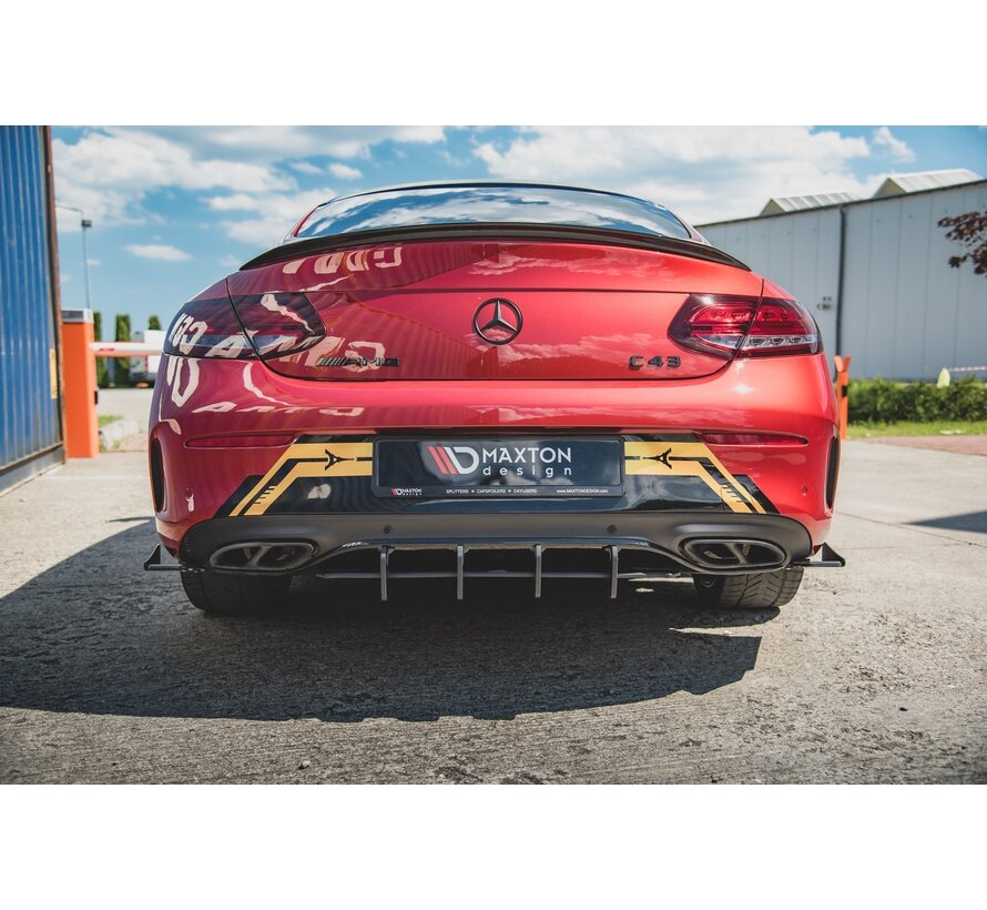 Maxton Design Racing Durability Rear Diffuser Mercedes-AMG C43 Coupe C205