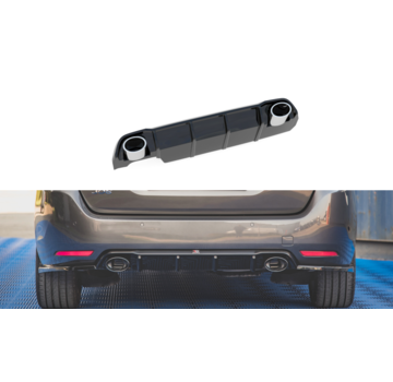 Maxton Design Maxton Design REAR VALANCE + EXHAUST ENDS IMITATION PEUGEOT 308 SW MK2 FACELIFT