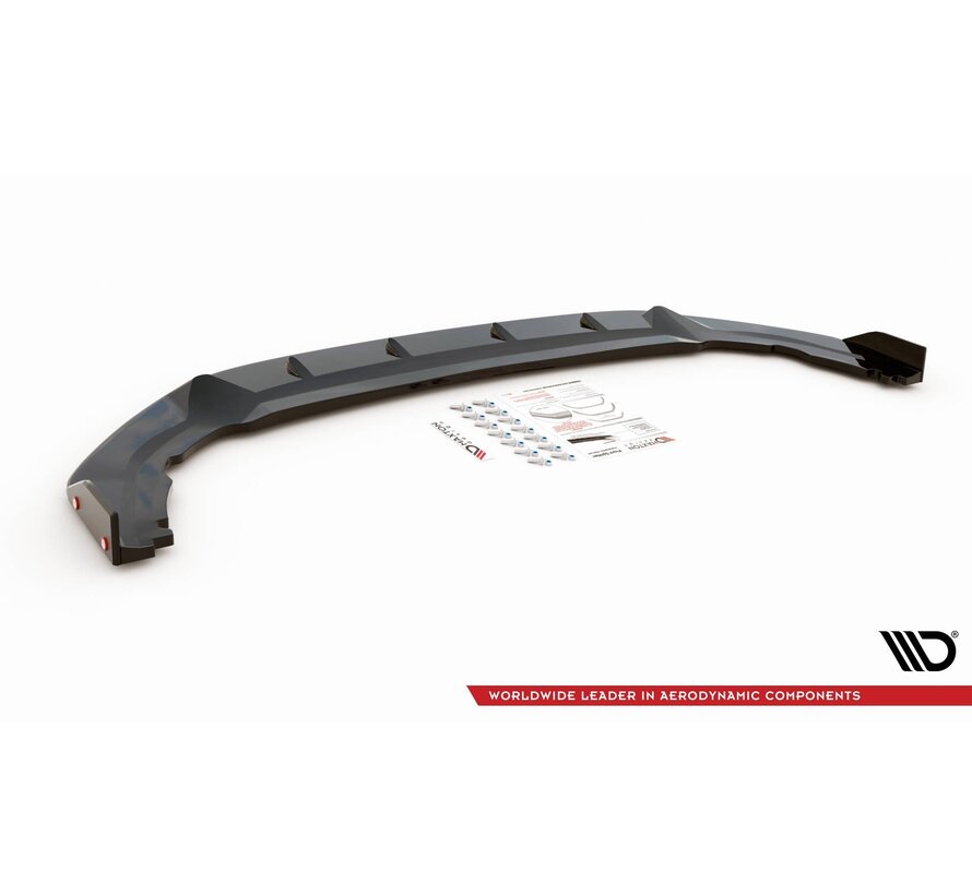 Maxton Design Front Splitter V.1 + Flaps Volkswagen Golf 8 GTI Clubsport