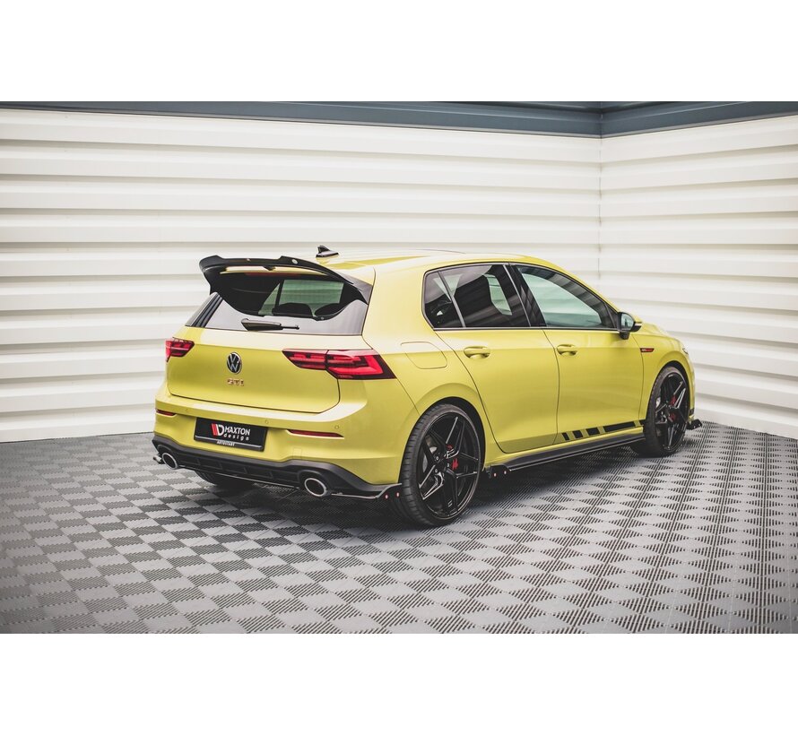 Maxton Design Rear Side Splitters V.1 + Flaps Volkswagen Golf 8 GTI Clubsport