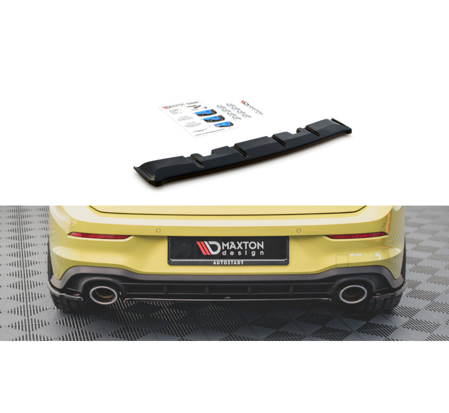 Maxton Design Central Rear Splitter Volkswagen Golf 8 GTI Clubsport